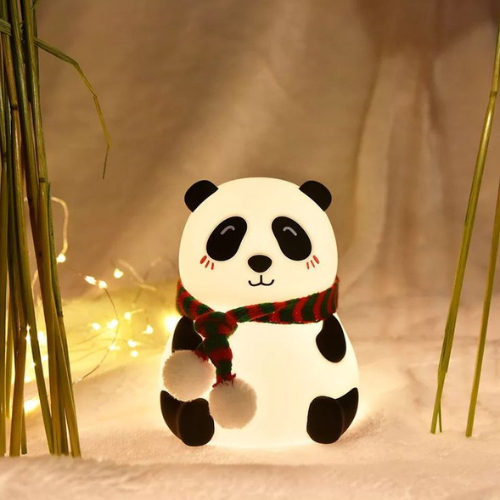 Cute Panda LED Night Lamp 🐼✨