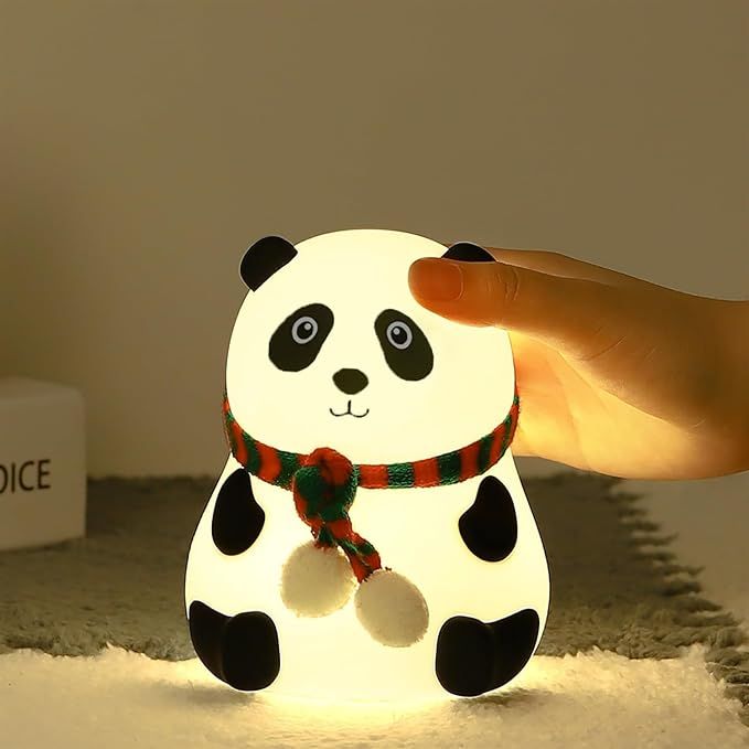 Cute Panda LED Night Lamp 🐼✨
